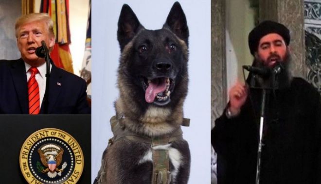 Poză uluitoare postată de Trump după uciderea șefului ISIS. 