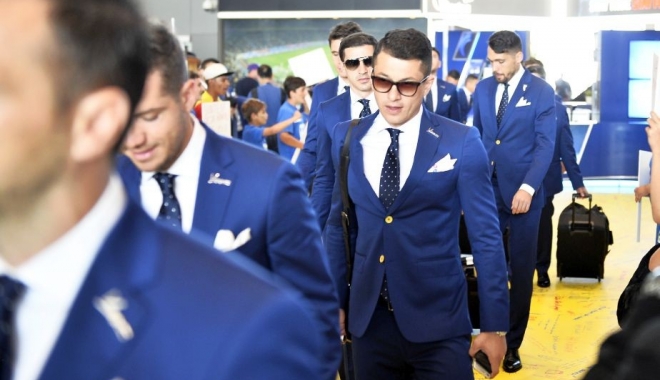 Tricolorii au avut parte de o primire ostilă pe aeroport: 