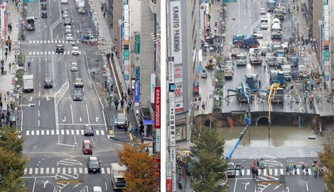 VIDEO. Japonezii ne dau clasă: cum au astupat o groapă imensă în doar două zile - 774842fukuoka02-1479293167.jpg