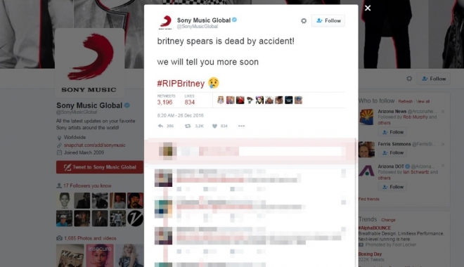 Prima reacție a Sony Music, după anunțul morții lui Britney Spears - 84efb2d2c02f4303bf7cbf329ece9073-1482840563.jpg
