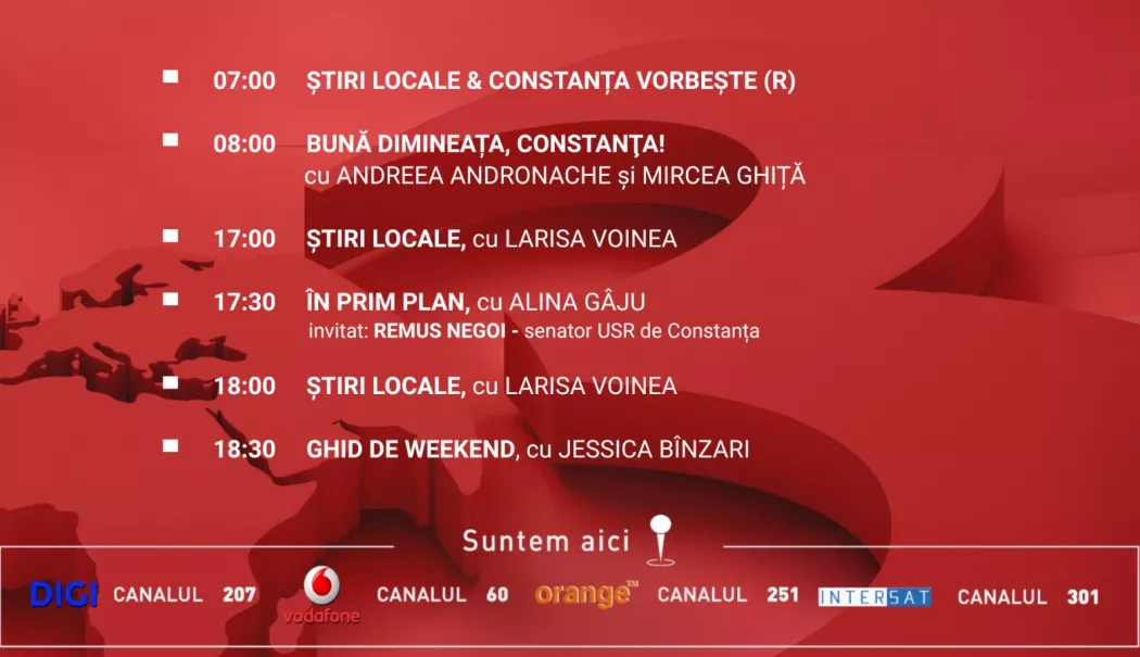Programul zilei de joi, 15 ianuarie, de la Antena 3 Constanța - 8716d70648a64ed7bd6fc7b6de9e09d0-1768411497.webp