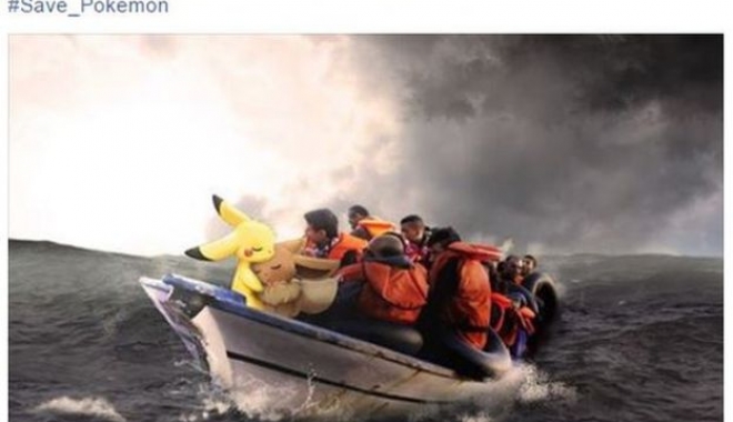 GALERIE FOTO / Copiii din Siria se declară Pokémoni pentru a fi salvați - 90479922boat-1469174101.jpg