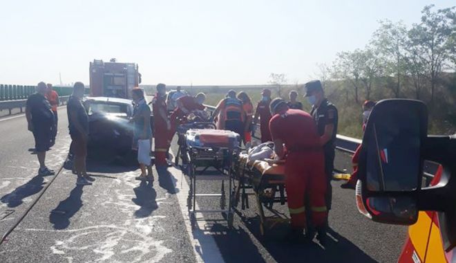 ACCIDENT GRAV, pe Autostrada Soarelui, spre litoral! 9 victime au ajuns la spital! - 9iulieaccida2sursadrdpcta1-1594275759.jpg