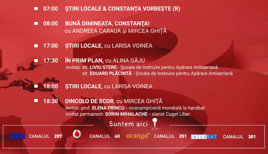 Programul zilei de luni, 22 decembrie, de la Antena 3 Constanța - a7a171f9e57943b691238a83df127f58-1766335639.webp