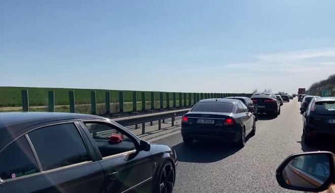 Accident rutier, pe Autostrada Soarelui. Două persoane au fost rănite - acc-1623509253.jpg