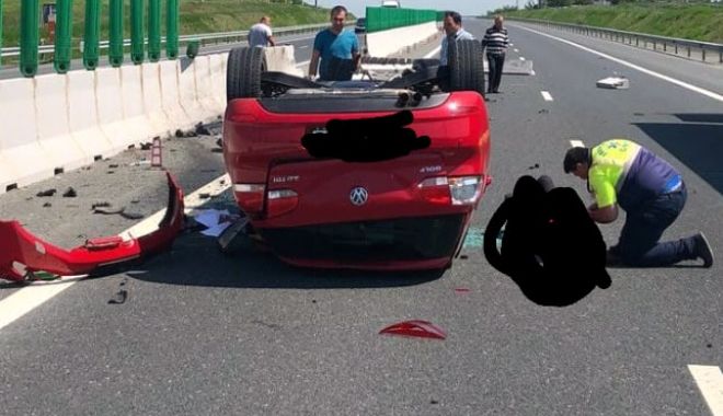 Accident grav pe Autostrada Soarelui. Intervine elicopterul SMURD - accident-1525349684.jpg