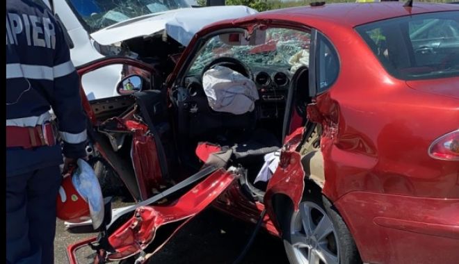 Accident la intrare în Cumpăna. O femeie a fost rănită - accident-1626454162.jpg