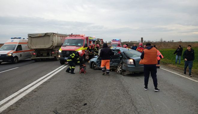 Constanța: Accident rutier cu victime în Mihail Kogălniceanu - accident-1639147152.jpg