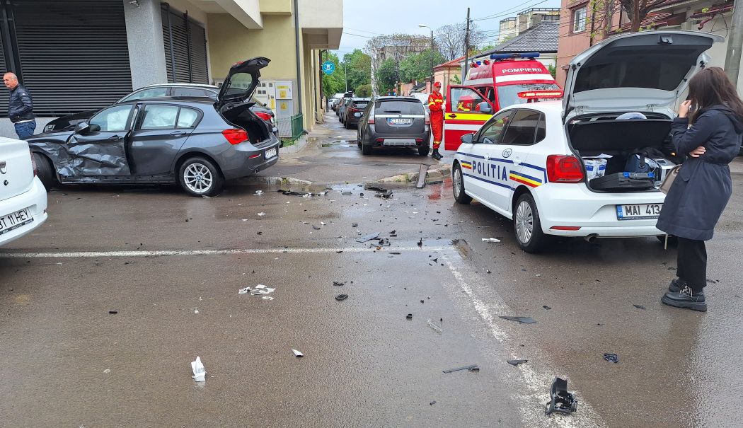 Accident între patru autovehicule în Constanța - accident-1713425493.jpeg