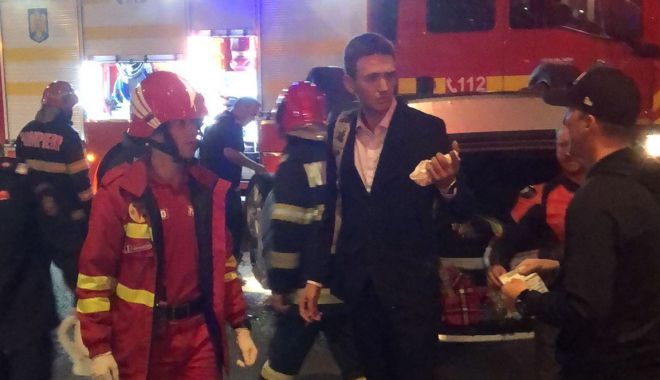 Două autoturisme s-au ciocnit violent în intersecția de la Miga. În urma impactului o mașină s-a răsturnat - accident-t-1697819899.jpg