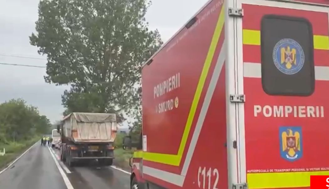 Plan Roșu la Tulcea, după un accident între un autocar și un TIR - accident-t-1746706670.png