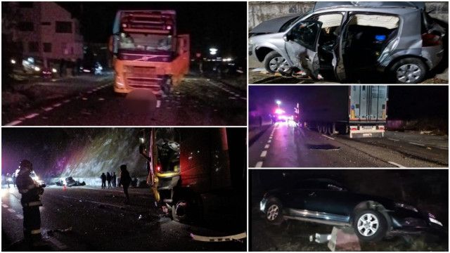 A murit după ce a oprit ca să acorde prioritate unui TIR. Un alt șofer beat i-a adus sfârșitul - accident-tir-1737280455.jpg