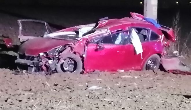 Accident rutier grav pe DN3, la ieșire din Constanța. O persoană a ajuns la spital