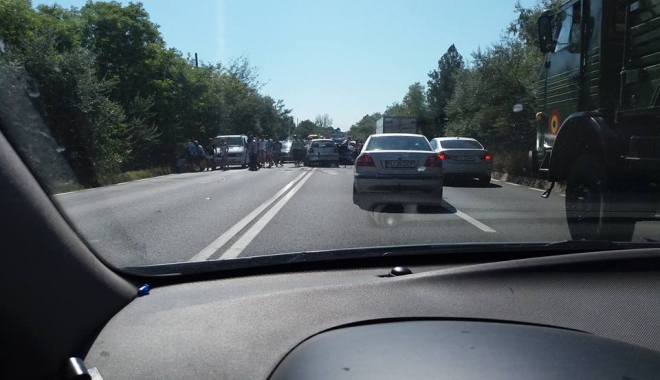 GRAV ACCIDENT RUTIER, între Agigea și Eforie Nord - UPDATE - accident1-1471340789.jpg