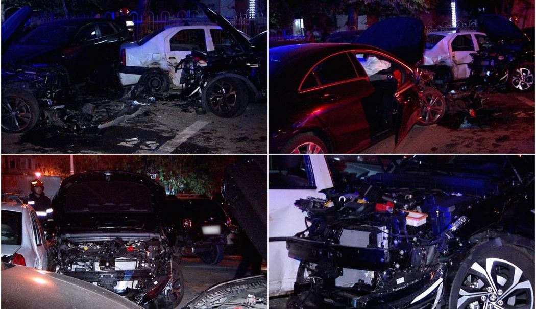 Tânăra de 16 ani care a lovit cu maşina 5 autoturisme parcate, cercetată sub control judiciar - accidentdristor-1727107435.jpg