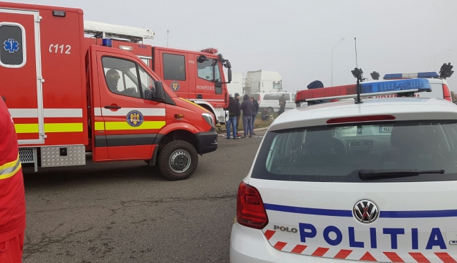 ACCIDENT RUTIER CU CINCI MAȘINI, PE AUTOSTRADA SOARELUI - accidentinlantautostradaa2isudob-1497075827.jpg
