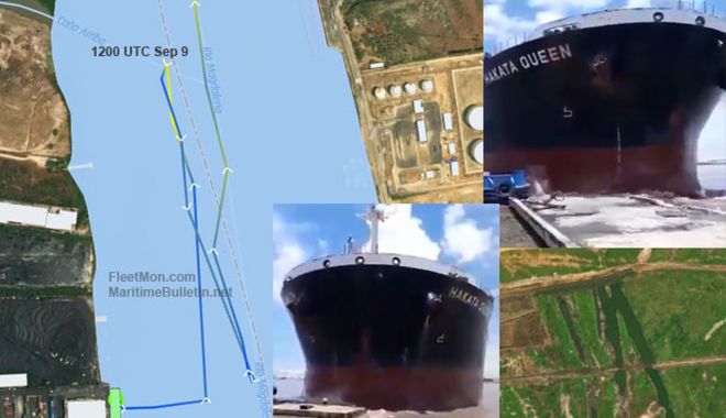 Accident la ieșirea unei nave din portul Barranquilla, Columbia - accidentlaiesireauneinavedinport-1662898039.jpg