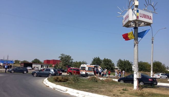 Accident rutier la Lumina! Sunt implicate două autovehicule - accidentlumina-1566725733.jpg