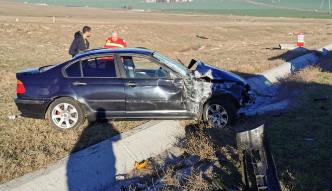 Cascadorie pe șosea: un șofer beat s-a răsturnat cu mașina! - accidentmihaiviteazu2-1575669085.jpg