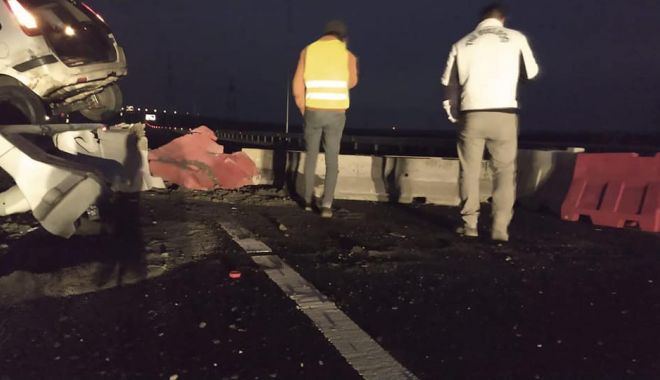 Accident spectaculos pe autostrada A4, în această dimineață - accidentspectaculos2-1579245943.jpg