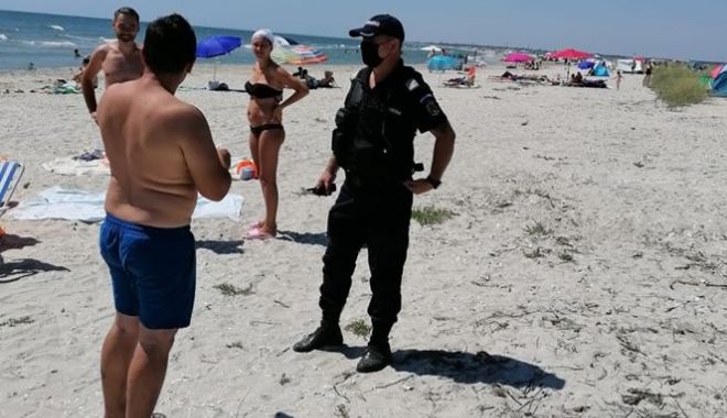 Razie pe plaja din Eforie Nord. Polițiștii au dat sancțiuni de mii de lei - actiunepolitistieforie-1595868929.jpg
