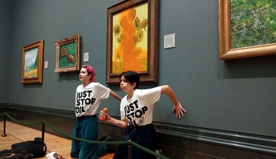 Activistele britanice care au vandalizat o lucrare a lui Van Gogh cu supă de roșii condamnate la închisoare