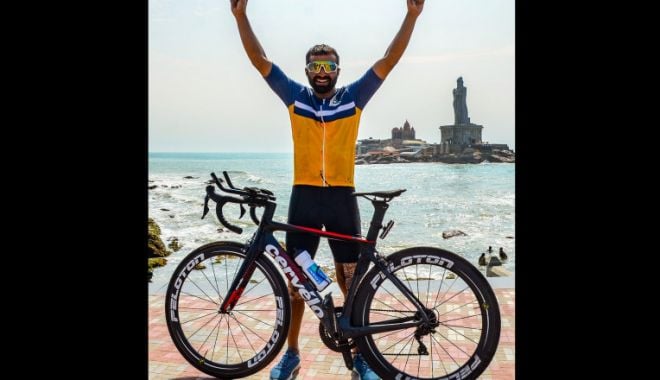 Un ciclist a străbătut India în 8 zile şi o oră, doborând recordul mondial Guiness - ad03mgrmmjm1ndawnjfizjdmmwy3odjm-1617434324.jpg