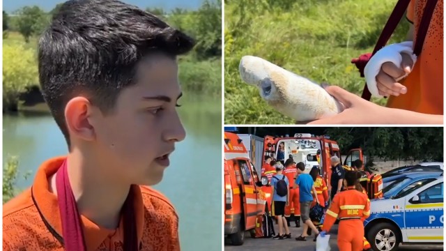 Un adolescent cu mâna în ghips și-a salvat prietenul de la înec