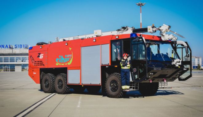 Primul aeroport din România cu autospeciale pentru siguranța pasagerilor. Maşina de pompieri dedicată costă 1 milion de euro - aeropoert-1637246503.jpg