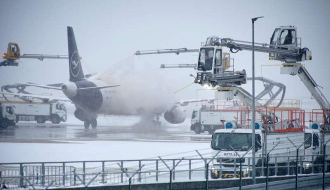 Alte sute de zboruri anulate pe aeroportul din Frankfurt