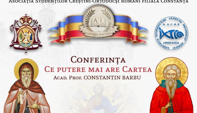 Conferința „Ce putere mai are Cartea” și lansare de carte la Arhiepiscopia Tomisului - afis-1644757267.jpg