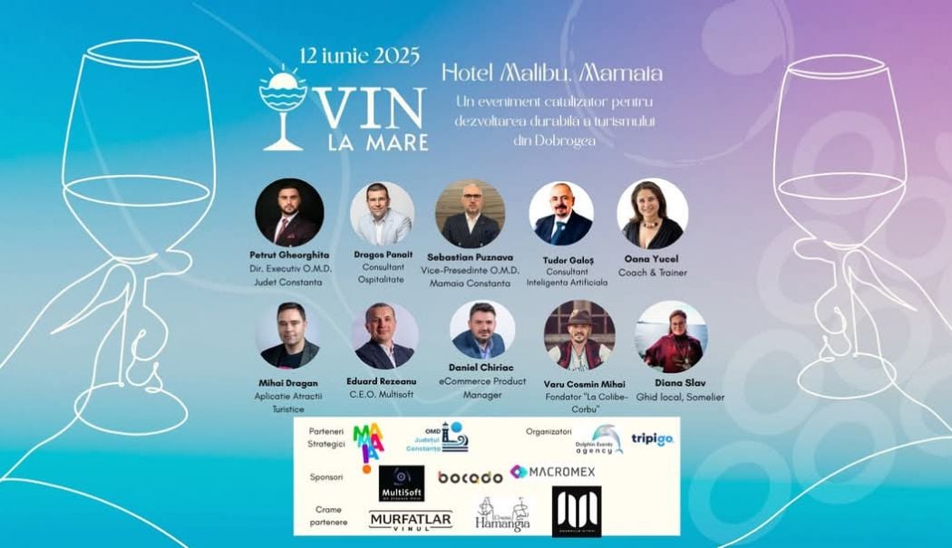 OMD Mamaia-Constanța sprijină turismul viticol și dezvoltarea litoralului prin evenimentul „VIN la mare”