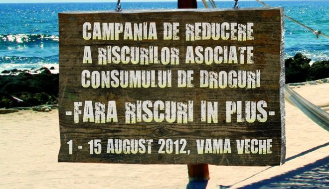Campanie a Agenției Naționale Antidrog pe plaja din Vama Veche: 