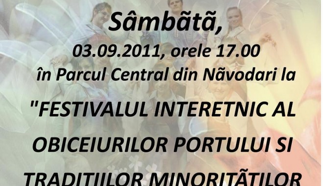 Orașul Năvodari, gazda unui Festival Interetnic - afisfestivalinteretnic-1314876351.jpg