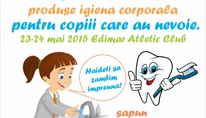 Campanie de donare de produse de igienă pentru copiii din două centre de plasament - afisigiena-1432286185.jpg