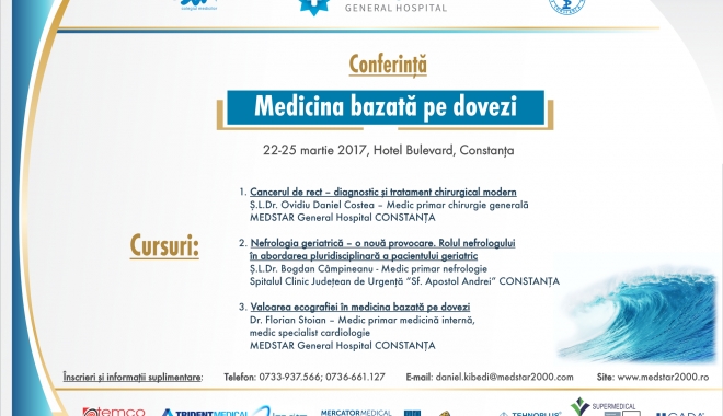 MEDSTAR General Hospital vă invită la conferința 