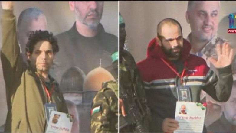 Doi ostatici israelieni au fost eliberați de Hamas, după 484 de zile în captivitate