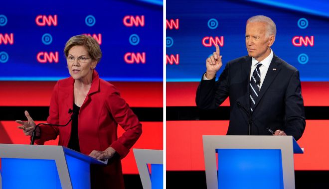 Alegeri primare democrate în SUA. Warren și Biden, pe primele locuri în sondaje - alegeri-1572032641.jpg
