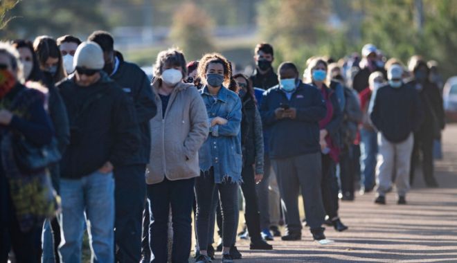 Participarea la scrutinul prezidenţial american, cea mai ridicată din ultimul secol - alegerisua1-1604498896.jpg