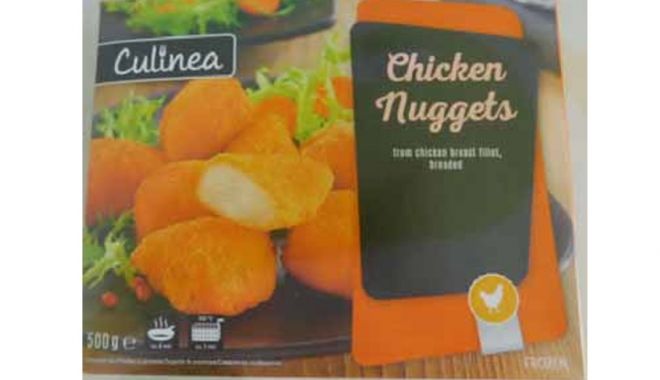Alertă alimentară! Lidl retrage de la vânzare un lot de Nuggets cu pui, posibil contaminat cu Salmonella