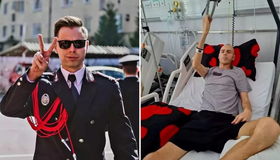 Alex, pompier și tatăl unei fetițe de cinci ani, luptă cu o formă rară de cancer și are nevoie de ajutor