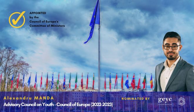Un constănțean reprezintă tinerii români la nivel înalt în Consiliul Europei