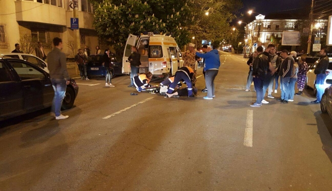 ACCIDENT RUTIER PE BULEVARDUL MIRCEA. FEMEIE LOVITĂ ÎN PLIN DE O ȘOFERIȚĂ! - amb-1494441035.jpg