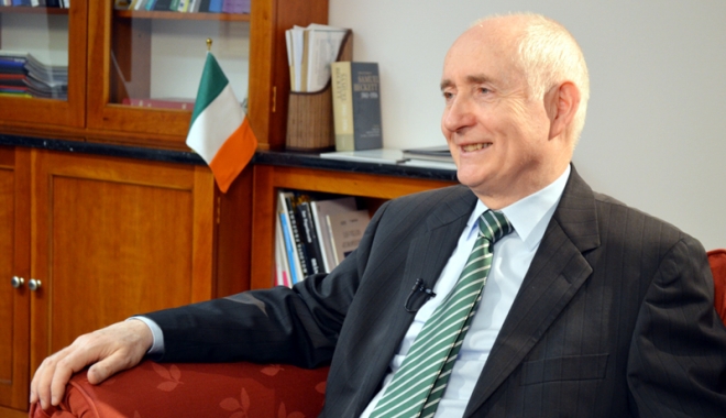 Ambasadorul Irlandei la București,  în vizită la Universitatea 
