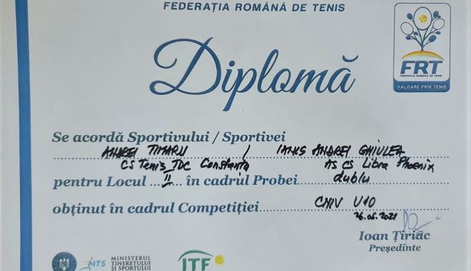 Tenismenul constănțean Andrei Timaru, pe podium! „A fost o experienţă minunată!” - andrei1-1624902423.jpg