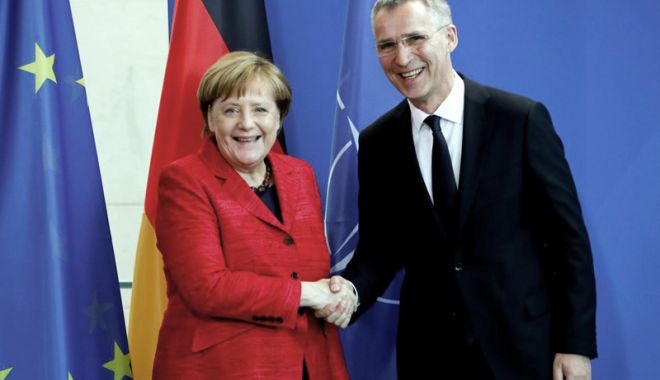 Angela Merkel și Jens Stoltenberg, încrezători cu privire la unitatea NATO - angela-1529239003.jpg