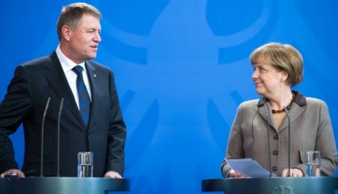 Iohannis, la Berlin / Primele reacții despre criza politică din România - angelamerkelundklausiohannisinbe-1497872113.jpg