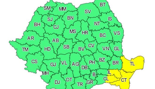 Constanţa, sub cod galben de ploi şi vânt puternic! Până când ţine vremea rea - anm11aprilie2023codgalbendeplois-1681194870.jpg
