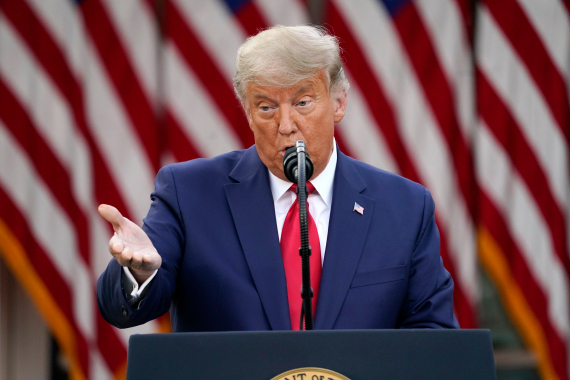 Donald Trump a vorbit, pentru prima dată, despre posibilitatea unei înfrângeri - ap20318774716591-1605342830.jpg