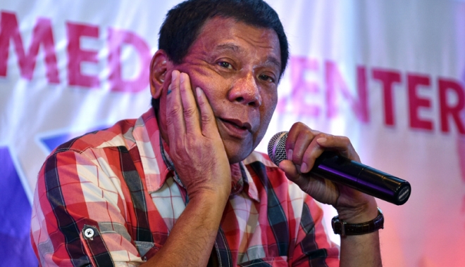 Președintele Rodrigo Duterte a declarat 